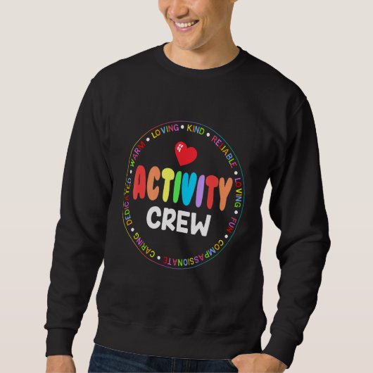 Sweatshirt Awesome Activity Crew Director Activity Profession (Devant)