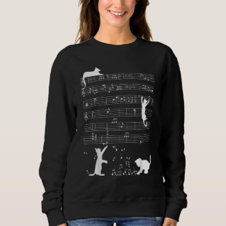 Sweatshirt Awesome Ca Music  Music Note Clef Musician