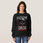 Sweatshirt Awesome Dad's Have Tattoos Father Son Daughter Dad (Devant entier)
