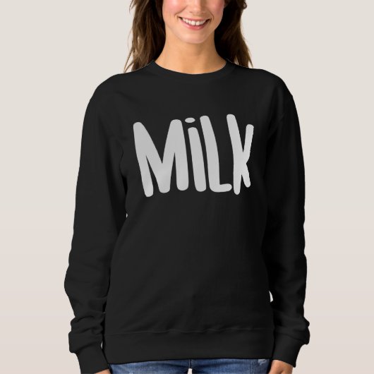 Sweatshirt Awesome Lait Correspondant Lait Cookies Couples Co (Devant)
