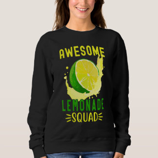 Sweatshirt Awesome Lemonade Squad For Lemonade Stand Summer V