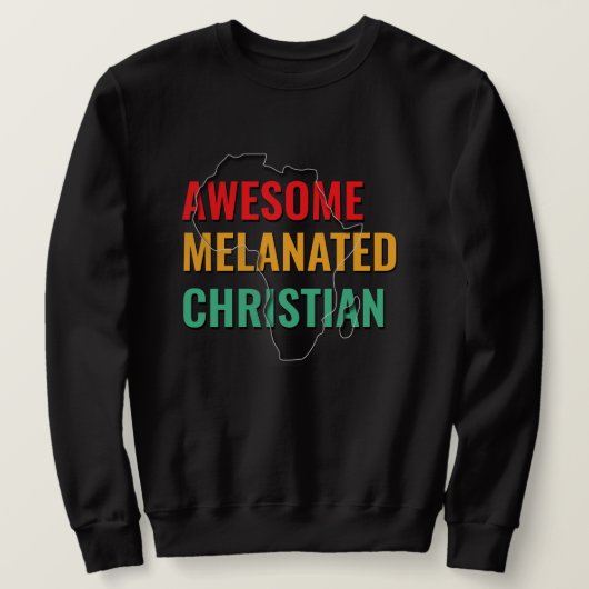 Sweatshirt Awesome Melané chrétien (Design devant)