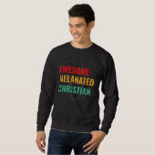 Sweatshirt Awesome Melané chrétien (Devant entier)