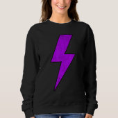 Sweatshirt Awesome Retro Distressed Front & Back PURPLE Light (Devant)