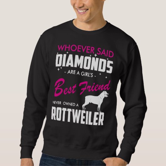 Sweatshirt Awesome Rottweiler (Devant)