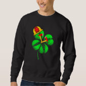 Sweatshirt Awesome Saint Patrick S Day Pompier Shamrock H (Devant)