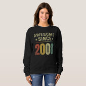 Sweatshirt Awesome Since 2008 (Devant entier)