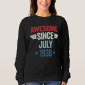 Sweatshirt Awesome Since July 1938 (Devant)