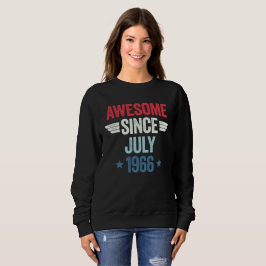 Sweatshirt Awesome Since July 1966 1 (Devant entier)