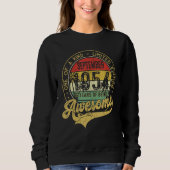 Sweatshirt Awesome Since September 1954 One Of A Kind (Devant)