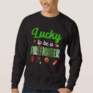 Sweatshirt Awesome St Patrick's Day mignonne Feu Feu Amusant