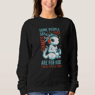 Sweatshirt Axolot de Gaming Gamer Console