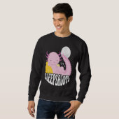 Sweatshirt Axolotl at sleeping and the saying Sleepsalot (Devant entier)