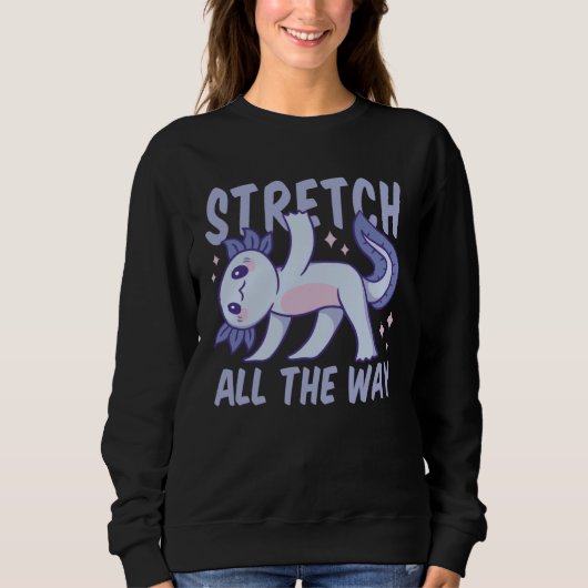 Sweatshirt Axolotl Gym Inspiration Weightlifting Quote Workou (Devant)