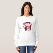 Sweatshirt Axolotl Halloween (Devant entier)