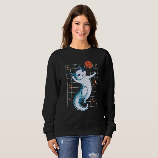 Sweatshirt Axolotl Volleyball (Devant entier)