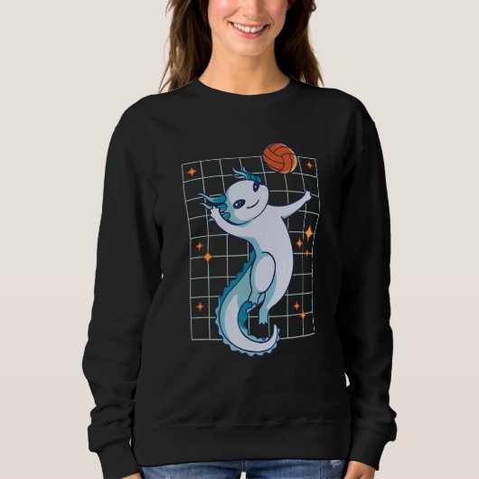 Sweatshirt Axolotl Volleyball (Devant)
