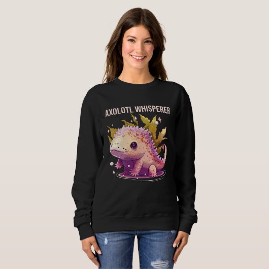Sweatshirt Axolotl Whisperer (Devant entier)