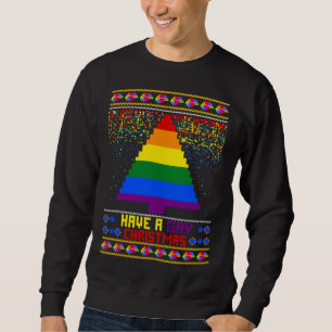 Sweatshirt Ayez un Noël Gay moche