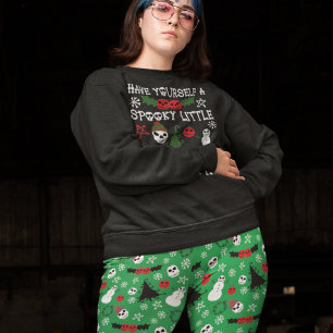 Sweatshirt Ayez un petit Noël Éffrayant