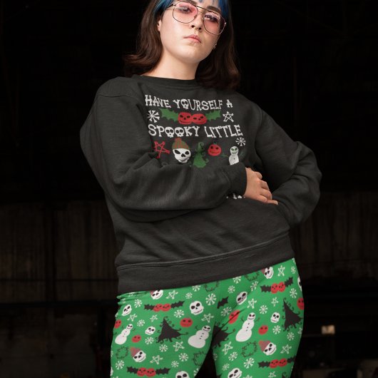 Sweatshirt Ayez un petit Noël Éffrayant