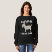 Sweatshirt Baa I m A Goat Costume Animal Halloween Party Goa (Devant entier)