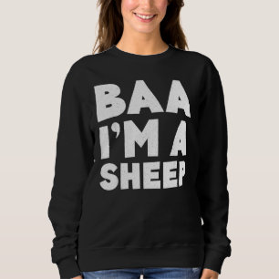 Sweatshirt Baa Je suis un costume de mouton
