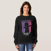 Sweatshirt Baam Girl Baby 2023 Dab Pregnancy Expectant Mother (Devant entier)