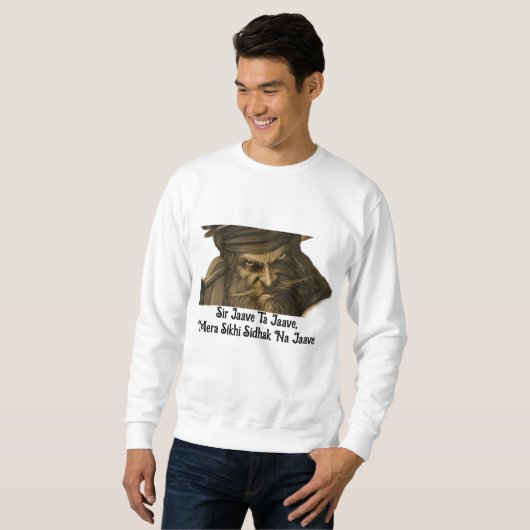 Sweatshirt Baba Deep Singh Ji (Devant entier)