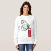 Sweatshirt Babfly Drinking (Devant entier)