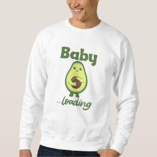 Sweatshirt Baby Chargement Funny Pregnant Avocado Maman