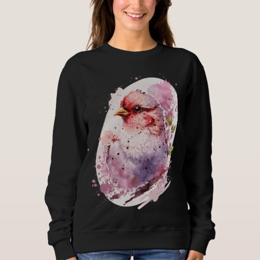 Sweatshirt Baby Chicken Chick Cherry Blossom Japanese Farm An (Devant)