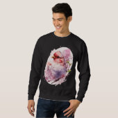 Sweatshirt Baby Chicken Chick Cherry Blossom Japanese Farm An (Devant entier)