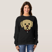 Sweatshirt Baby Lab Jaune (Devant entier)