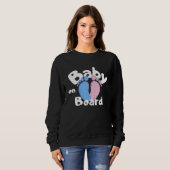 Sweatshirt Baby On Board Saying Baby Belly Birth Pregnancy (Devant entier)