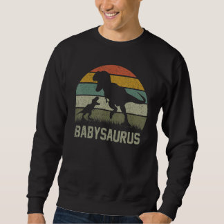 Sweatshirt Baby Saurus T Rex Dinosaur Babysaurus Match de fam