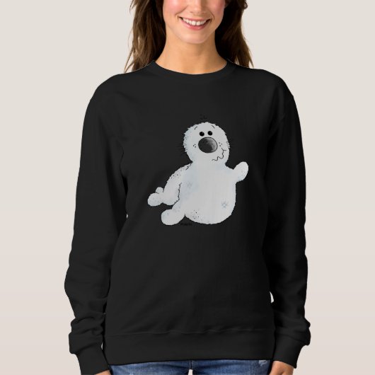 Sweatshirt Baby Seal For Seal And Wild Animal (Devant)