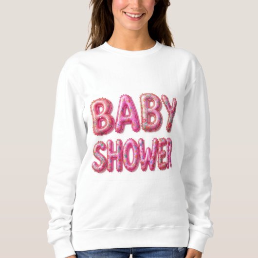 Sweatshirt Baby shower (Devant)