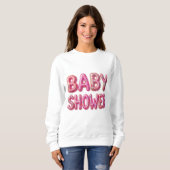 Sweatshirt Baby shower (Devant entier)