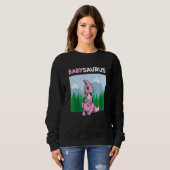 Sweatshirt Babysaurus Dinosaur Cute Kiddo Hadrosaur 3 (Devant entier)