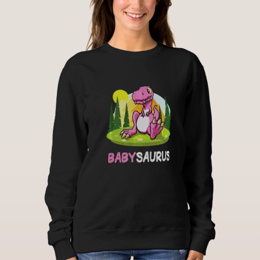 Sweatshirt Babysaurus Dinosaur Cute Kiddo Rex 5 (Devant)