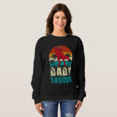 Sweatshirt Babysaurus T Rex Dinosaur Bébé Saurus Correspondan (Devant entier)