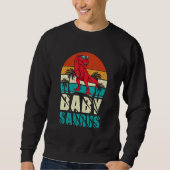 Sweatshirt Babysaurus T Rex Dinosaur Bébé Saurus Correspondan (Devant)