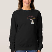 Sweatshirt Babysitter Cute Penguin Business (Devant)