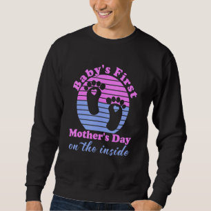 Sweatshirt Babyu2019s Premier Jour Motheru2019s Sur L'Ap Inté