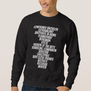 Sweatshirt Bachelier Confirmé Frères Extravagants En Armoirie