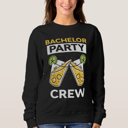 Sweatshirt Bachelor Party Crew Bride Groom Team (Devant)