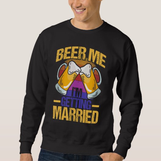 Sweatshirt Bachelor Party Fiance Engagement for Groom 2 (Devant)