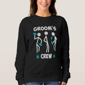 Sweatshirt Bachelor party men team groom wedding  2