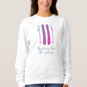 Sweatshirt Bachelorette Apres Ski Neon (Devant)